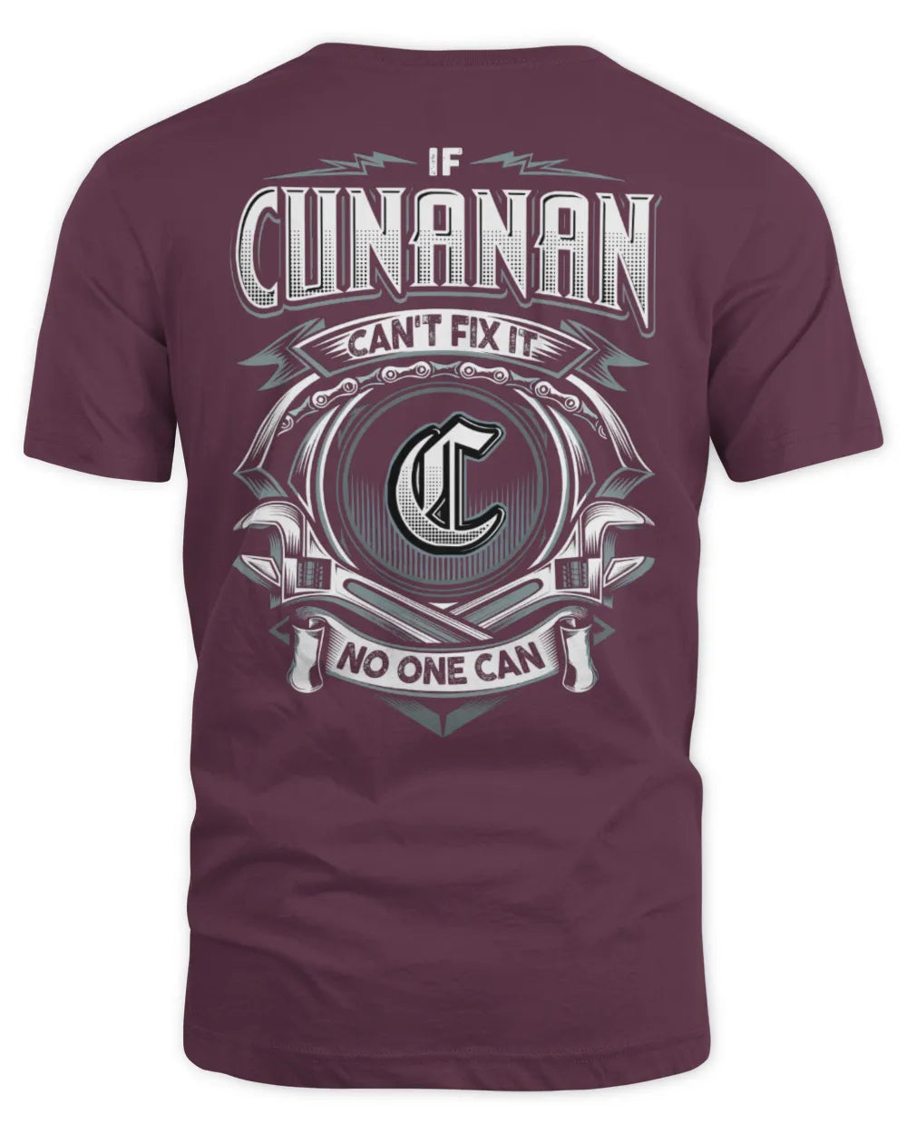 CUNANAN AP81-K4-626 - Personalized Ahmed Quote Apparel “If Ahmed Can't Fix It, No One Can” - Unisex Standard T-Shirt - Maroon