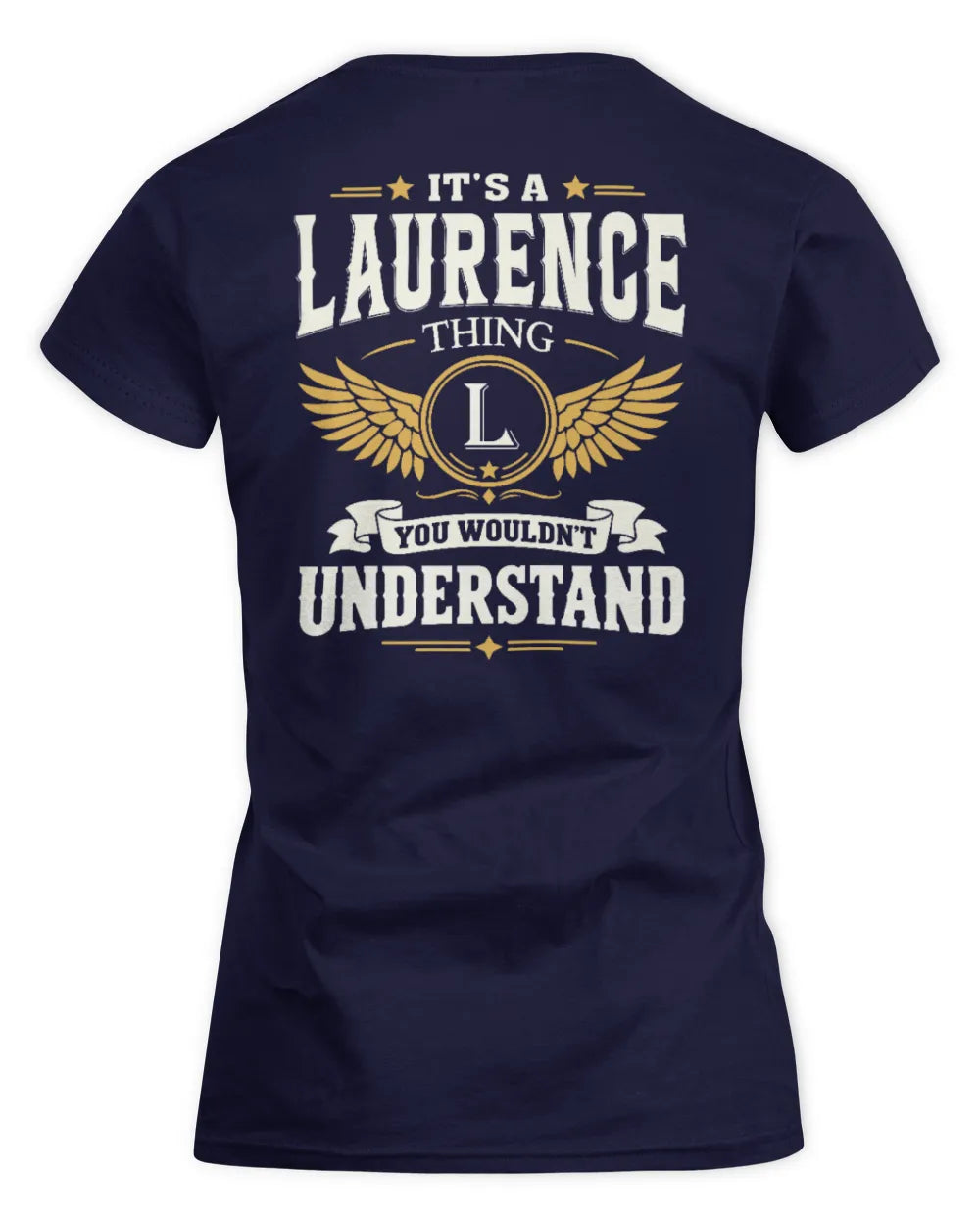 LAURENCE KT06-M008 It’s a [NAME] Thing – You Wouldn’t Understand | Personalized Vintage T-Shirt - Women's Standard T-Shirt - Navy
