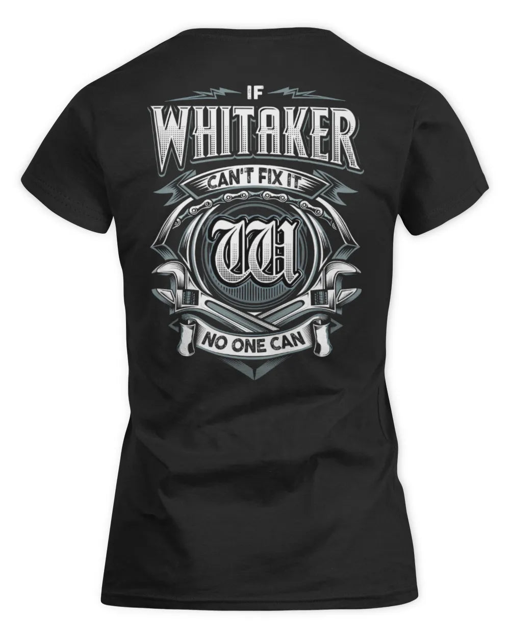 WHITAKER AP81-K4-626 - Personalized Ahmed Quote Apparel “If Ahmed Can't Fix It, No One Can” - Women's Standard T-Shirt - Black