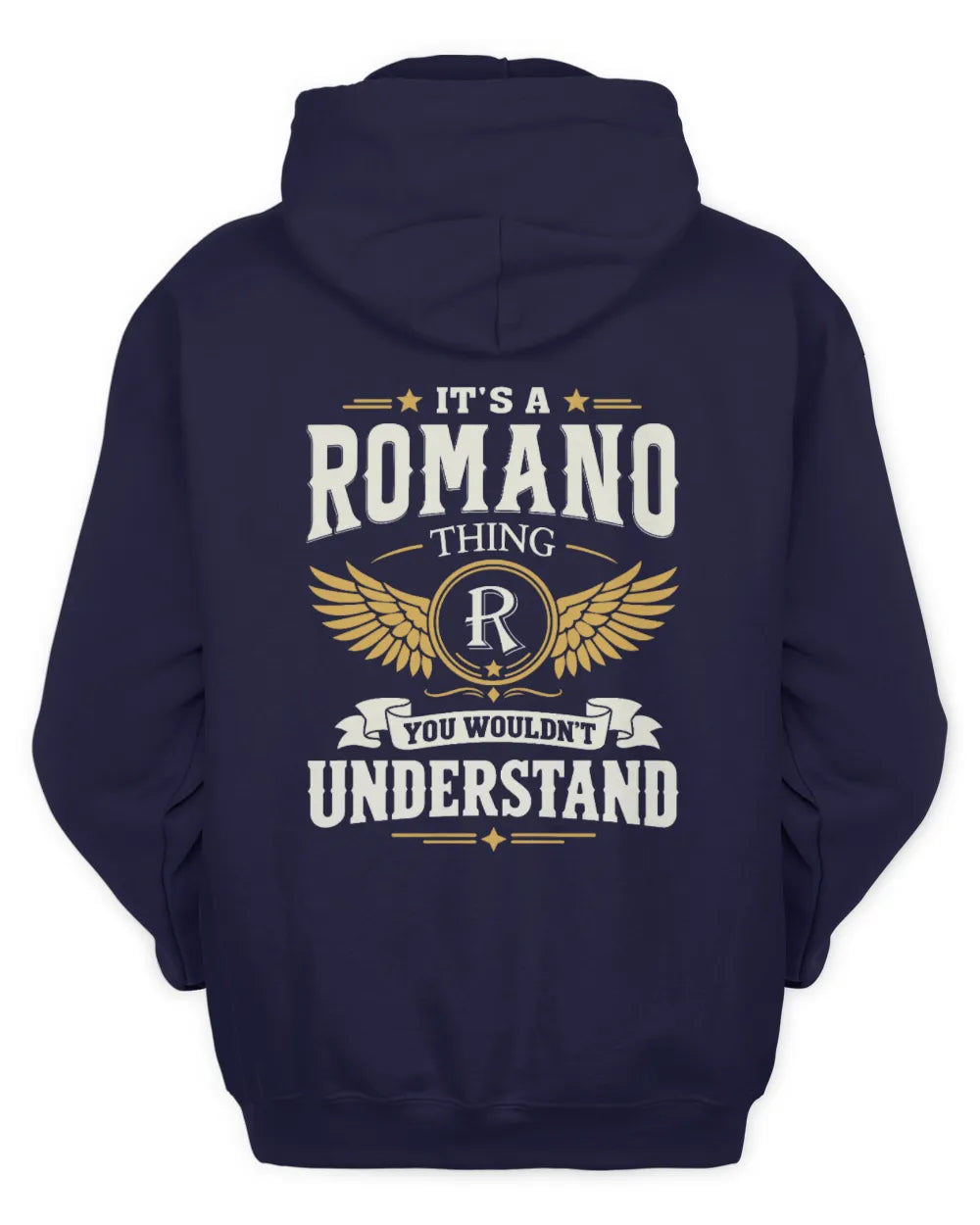 ROMANO KT06-M008 It’s a [NAME] Thing – You Wouldn’t Understand | Personalized Vintage T-Shirt - Unisex Hoodie - Navy