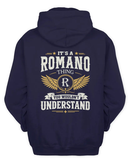 ROMANO KT06-M008 It’s a [NAME] Thing – You Wouldn’t Understand | Personalized Vintage T-Shirt - Unisex Hoodie - Navy