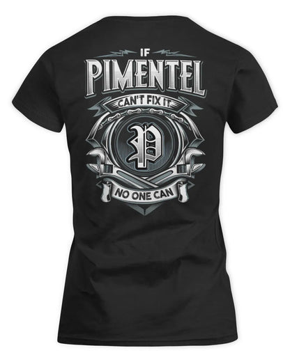 PIMENTEL AP81-K4-626 - Personalized Ahmed Quote Apparel “If Ahmed Can't Fix It, No One Can” - Women's Standard T-Shirt - Black