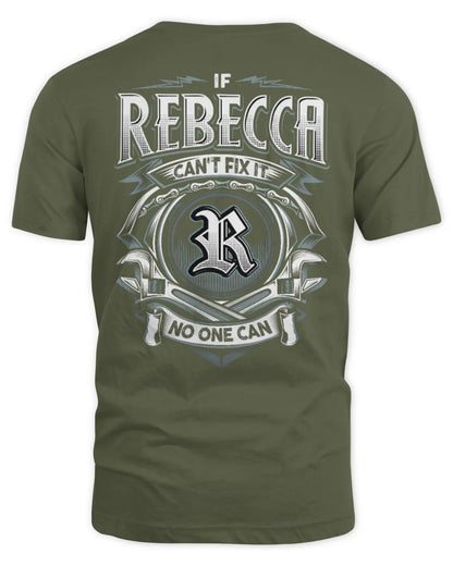 REBECCA AP81-K4-626 - Personalized Ahmed Quote Apparel “If Ahmed Can't Fix It, No One Can” - Unisex Standard T-Shirt - Military Green