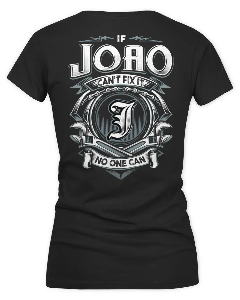 JOAO AP81-K4-626 - Personalized Ahmed Quote Apparel “If Ahmed Can't Fix It, No One Can” - Women's V-Neck T-Shirt - Black