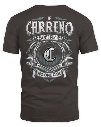 CARRENO AP81-K4-626 - Personalized Ahmed Quote Apparel “If Ahmed Can't Fix It, No One Can” - Unisex Standard T-Shirt - Dark Chocolate