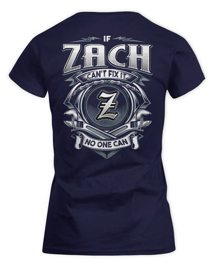 ZACH AP81-K4-626 - Personalized Ahmed Quote Apparel “If Ahmed Can't Fix It, No One Can” - Women's Standard T-Shirt - Navy