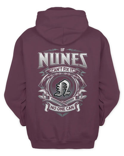 NUNES AP81-K4-626 - Personalized Ahmed Quote Apparel “If Ahmed Can't Fix It, No One Can” - Unisex Hoodie - Maroon