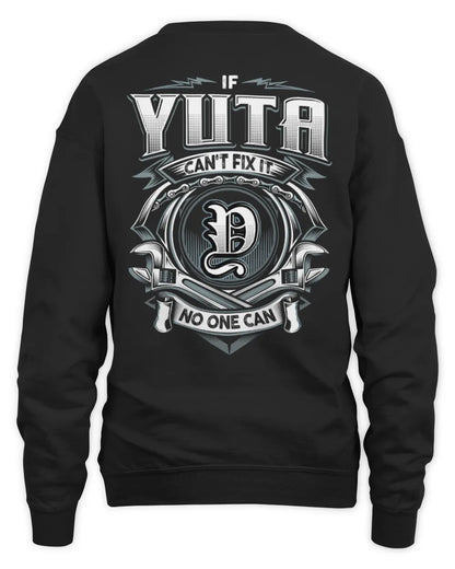 YUTA AP81-K4-626 - Personalized Ahmed Quote Apparel “If Ahmed Can't Fix It, No One Can” - Unisex Sweatshirt - Black