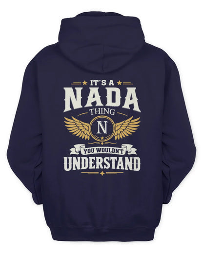 NADA KT06-M008 It’s a [NAME] Thing – You Wouldn’t Understand | Personalized Vintage T-Shirt - Unisex Hoodie - Navy