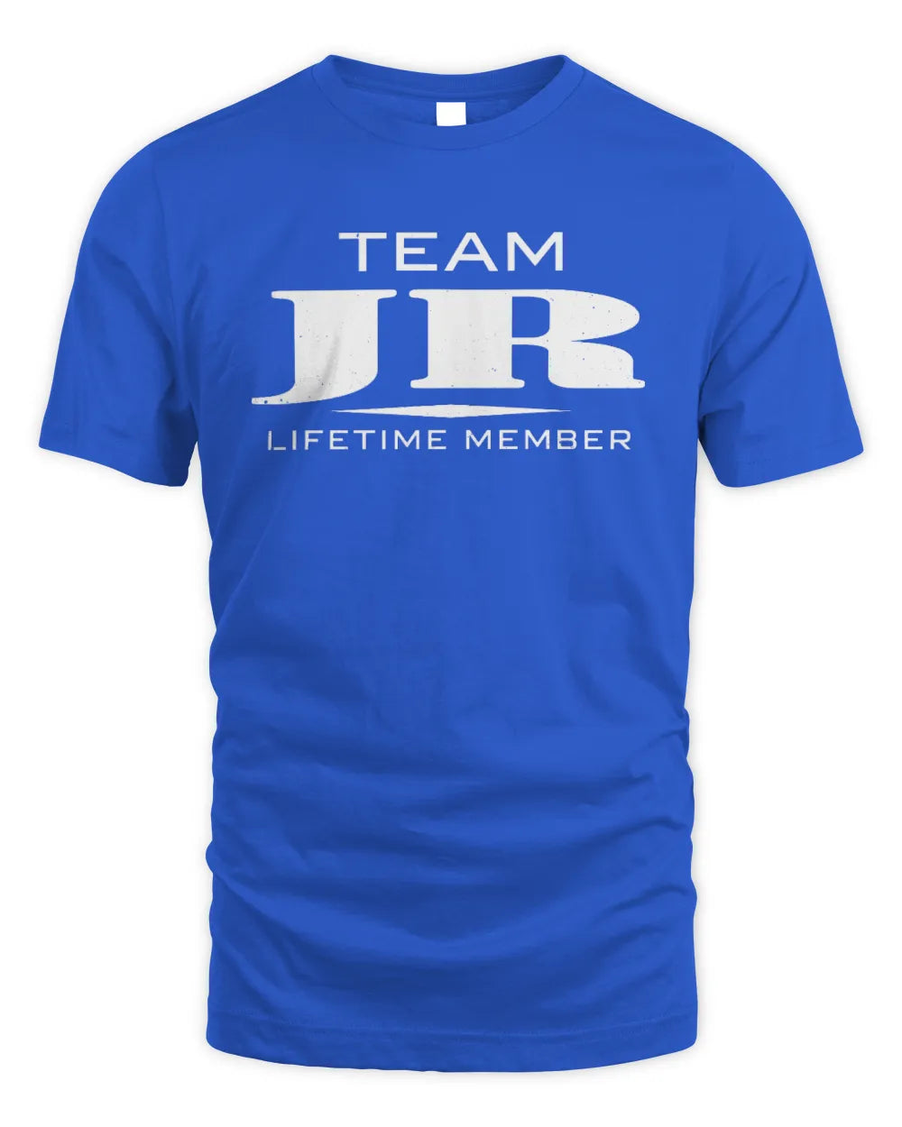 JR BL62-K4-128 - Personalized “Team NAME Lifetime Member” - Unisex Standard T-Shirt - Royal