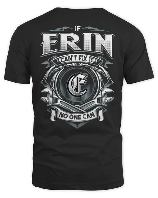 ERIN AP81-K4-626 - Personalized Ahmed Quote Apparel “If Ahmed Can't Fix It, No One Can” - Unisex Standard T-Shirt - Black
