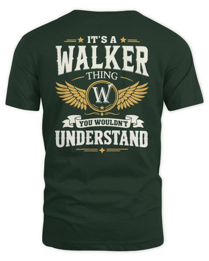 WALKER KT06-M008 It’s a [NAME] Thing – You Wouldn’t Understand | Personalized Vintage T-Shirt - Unisex Standard T-Shirt - Forest Green