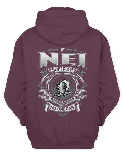 NEI AP81-K4-626 - Personalized Ahmed Quote Apparel “If Ahmed Can't Fix It, No One Can” - Unisex Hoodie - Maroon