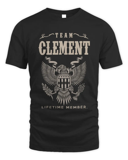 CLEMENT TP06-K82 – Personalized Classic Style Apparel “Team NAME Lifetime Member”