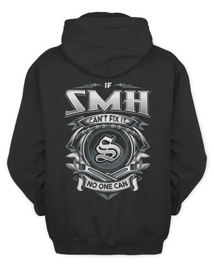 SMH AP81-K4-626 - Personalized Ahmed Quote Apparel “If Ahmed Can't Fix It, No One Can” - Unisex Hoodie - Black