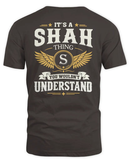 SHAH KT06-M008 It’s a [NAME] Thing – You Wouldn’t Understand | Personalized Vintage T-Shirt - Unisex Standard T-Shirt - Dark Chocolate