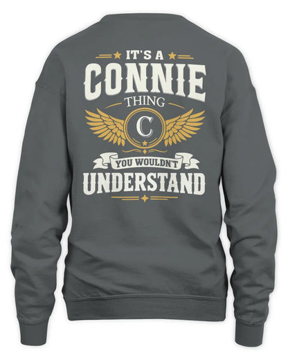 CONNIE KT06-M008 It’s a [NAME] Thing – You Wouldn’t Understand | Personalized Vintage T-Shirt - Unisex Sweatshirt - Charcoal