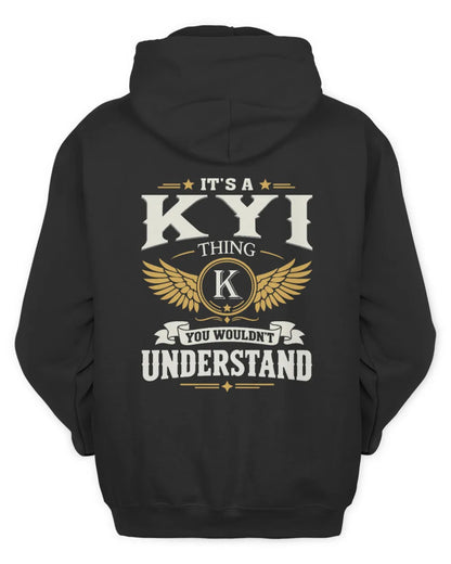 KYI KT06-M008 It’s a [NAME] Thing – You Wouldn’t Understand | Personalized Vintage T-Shirt - Unisex Hoodie - Black