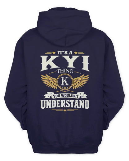 KYI KT06-M008 It’s a [NAME] Thing – You Wouldn’t Understand | Personalized Vintage T-Shirt - Unisex Hoodie - Navy
