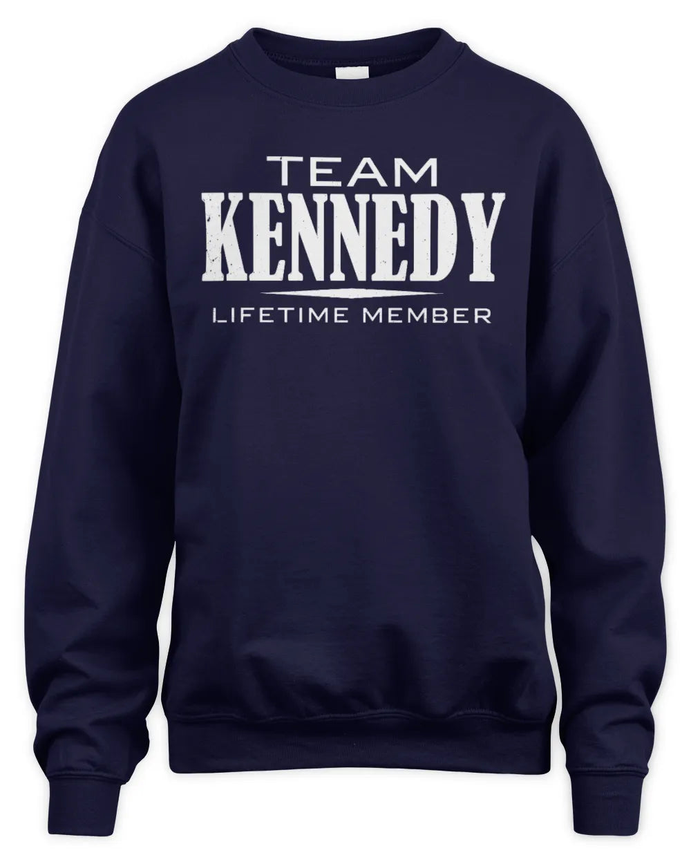KENNEDY BL62-K4-128 - Personalized “Team NAME Lifetime Member” - Unisex Sweatshirt - Navy