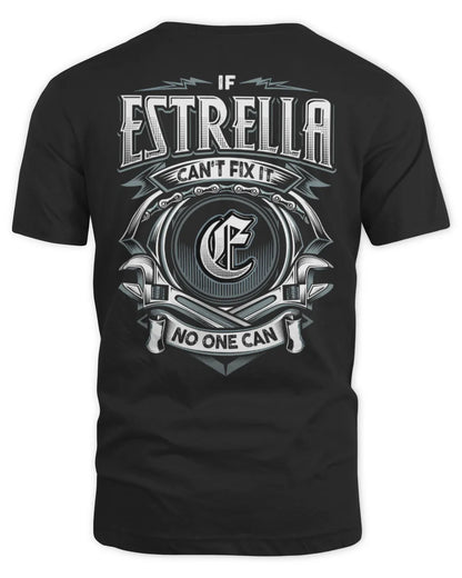 ESTRELLA AP81-K4-626 - Personalized Ahmed Quote Apparel “If Ahmed Can't Fix It, No One Can” - Unisex Standard T-Shirt - Black