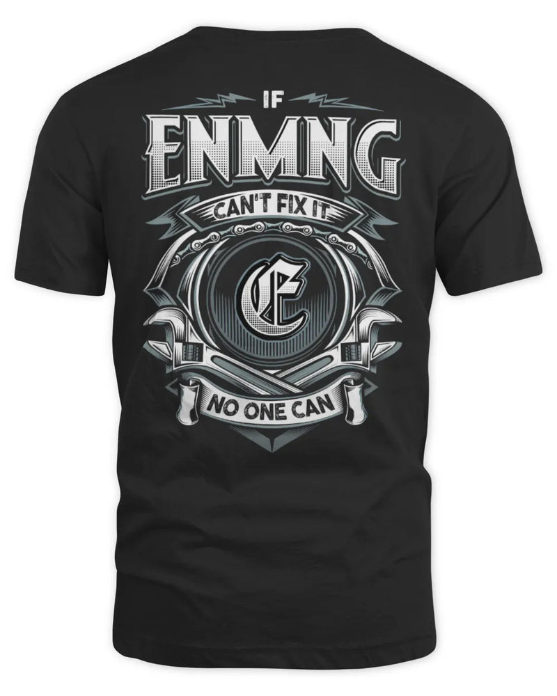ENMNG AP81-K4-626 - Personalized Ahmed Quote Apparel “If Ahmed Can't Fix It, No One Can” - Unisex Standard T-Shirt - Black