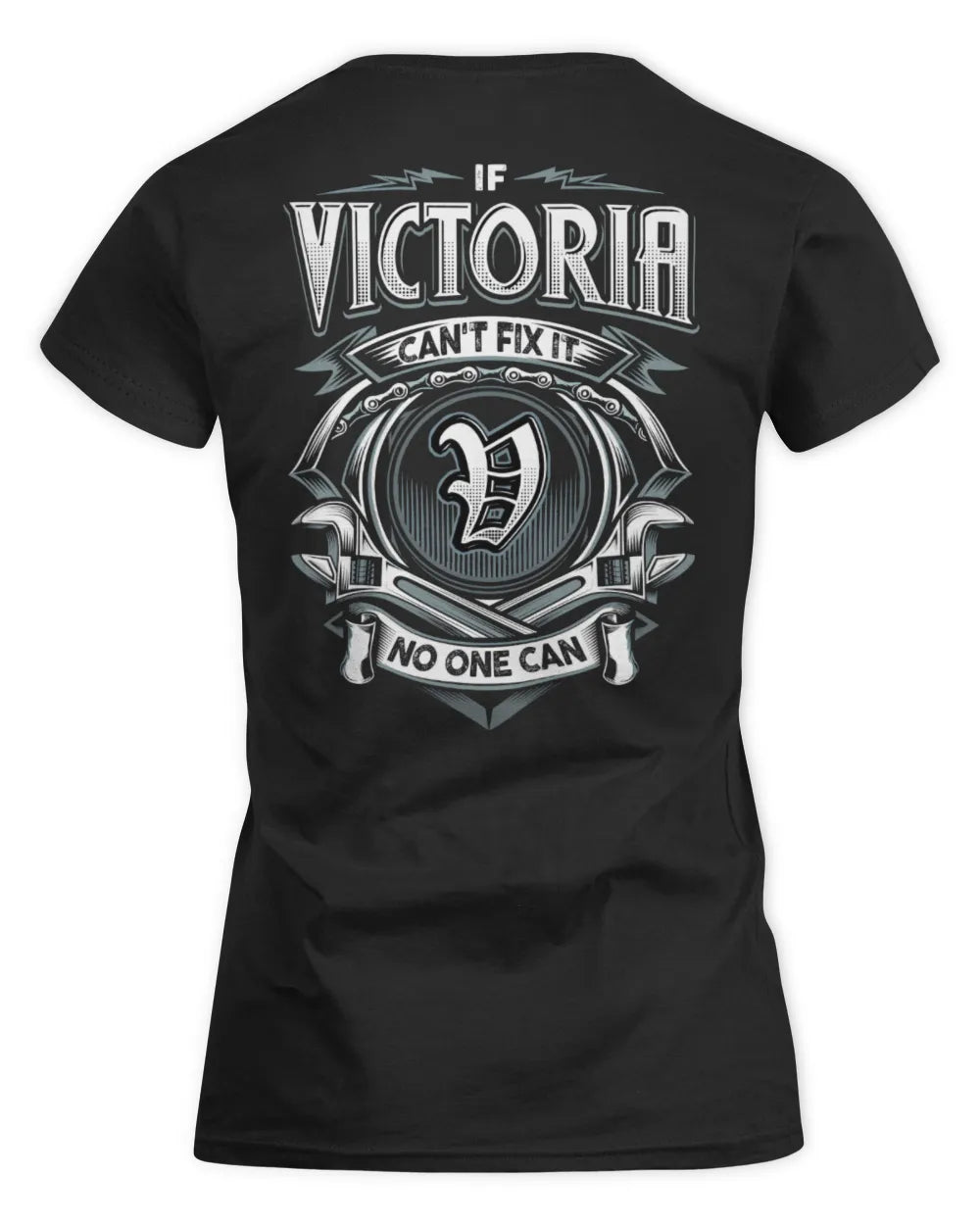 VICTORIA AP81-K4-626 - Personalized Ahmed Quote Apparel “If Ahmed Can't Fix It, No One Can” - Women's Standard T-Shirt - Black