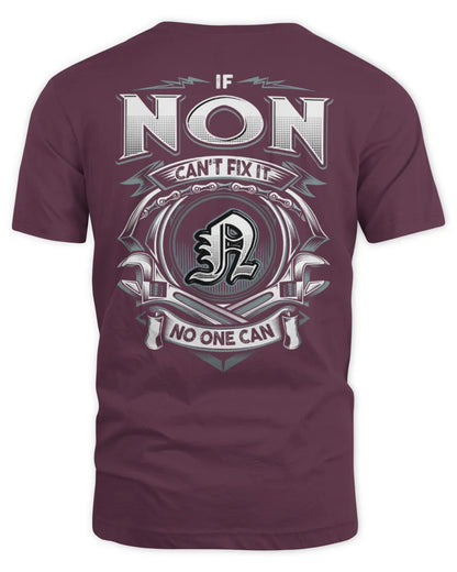 NON AP81-K4-626 - Personalized Ahmed Quote Apparel “If Ahmed Can't Fix It, No One Can” - Unisex Standard T-Shirt - Maroon