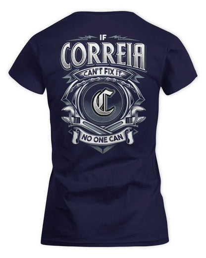 CORREIA AP81-K4-626 - Personalized Ahmed Quote Apparel “If Ahmed Can't Fix It, No One Can” - Women's Standard T-Shirt - Navy