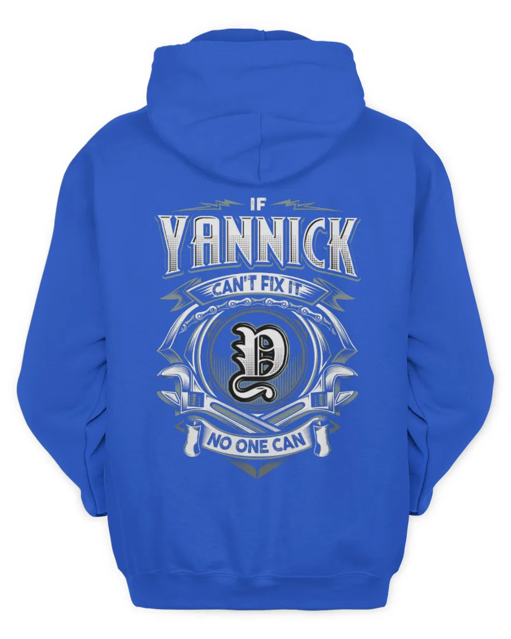YANNICK AP81-K4-626 - Personalized Ahmed Quote Apparel “If Ahmed Can't Fix It, No One Can” - Unisex Hoodie - Royal