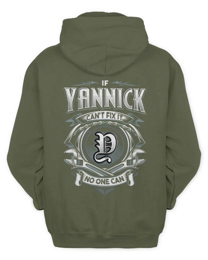 YANNICK AP81-K4-626 - Personalized Ahmed Quote Apparel “If Ahmed Can't Fix It, No One Can” - Unisex Hoodie - Military Green