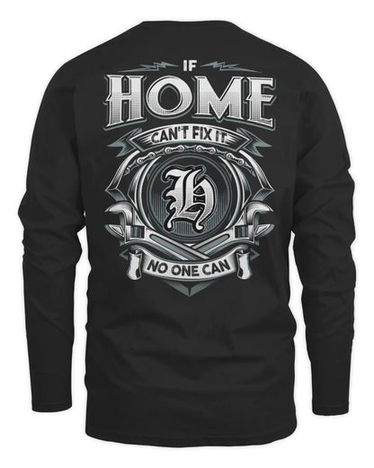 HOME AP81-K4-626 - Personalized Ahmed Quote Apparel “If Ahmed Can't Fix It, No One Can” - Men's Long Sleeved T-Shirt - Black