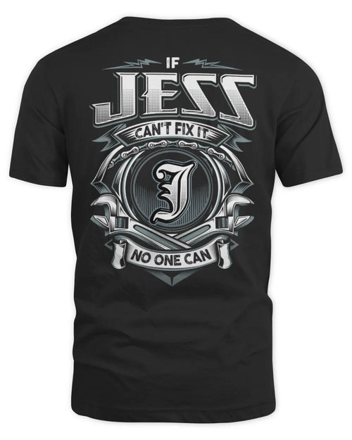 JESS AP81-K4-626 - Personalized Ahmed Quote Apparel “If Ahmed Can't Fix It, No One Can” - Unisex Standard T-Shirt - Black