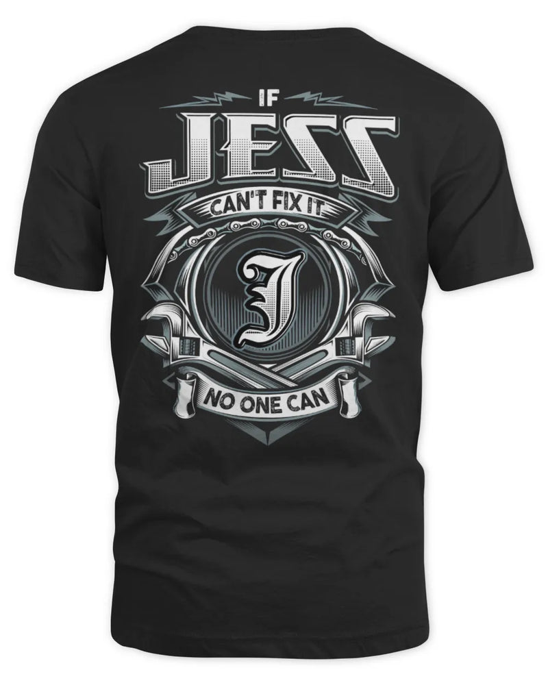 JESS AP81-K4-626 - Personalized Ahmed Quote Apparel “If Ahmed Can't Fix It, No One Can” - Unisex Standard T-Shirt - Black