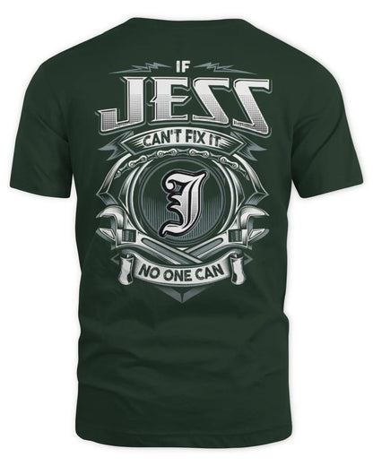 JESS AP81-K4-626 - Personalized Ahmed Quote Apparel “If Ahmed Can't Fix It, No One Can” - Unisex Standard T-Shirt - Forest Green