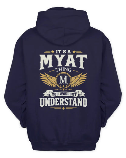 MYAT KT06-M008 It’s a [NAME] Thing – You Wouldn’t Understand | Personalized Vintage T-Shirt - Unisex Hoodie - Navy