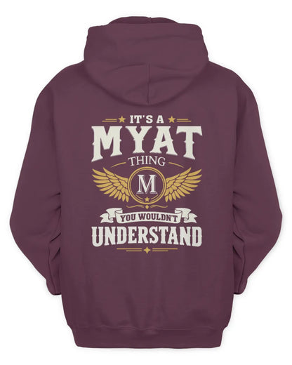 MYAT KT06-M008 It’s a [NAME] Thing – You Wouldn’t Understand | Personalized Vintage T-Shirt - Unisex Hoodie - Maroon