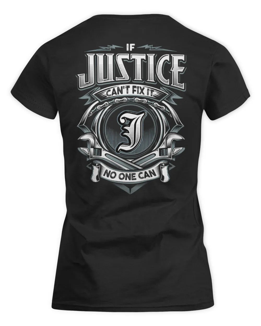 JUSTICE AP81-K4-626 - Personalized Ahmed Quote Apparel “If Ahmed Can't Fix It, No One Can” - Women's Standard T-Shirt - Black