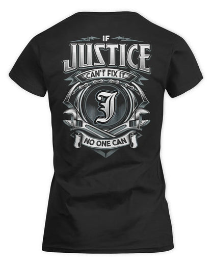 JUSTICE AP81-K4-626 - Personalized Ahmed Quote Apparel “If Ahmed Can't Fix It, No One Can” - Women's Standard T-Shirt - Black