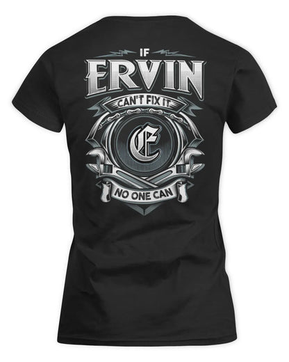 ERVIN AP81-K4-626 - Personalized Ahmed Quote Apparel “If Ahmed Can't Fix It, No One Can” - Women's Standard T-Shirt - Black