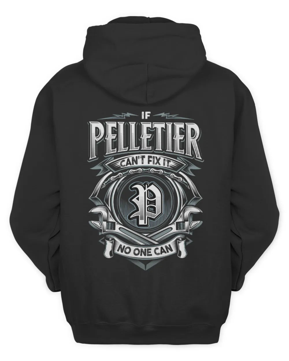 PELLETIER AP81-K4-626 - Personalized Ahmed Quote Apparel “If Ahmed Can't Fix It, No One Can” - Unisex Hoodie - Black