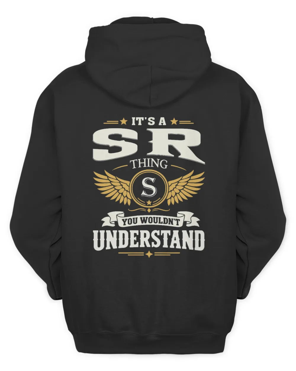 SR KT06-M008 It’s a [NAME] Thing – You Wouldn’t Understand | Personalized Vintage T-Shirt - Unisex Hoodie - Black