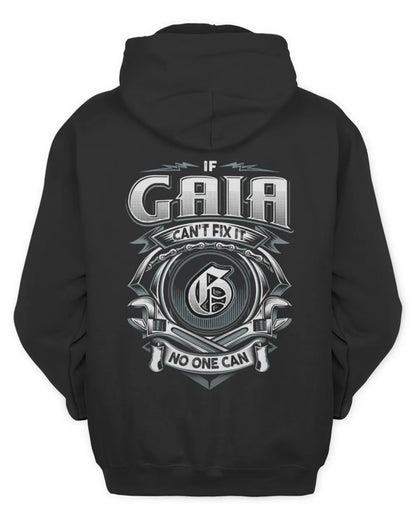 GAIA AP81-K4-626 - Personalized Ahmed Quote Apparel “If Ahmed Can't Fix It, No One Can” - Unisex Hoodie - Black