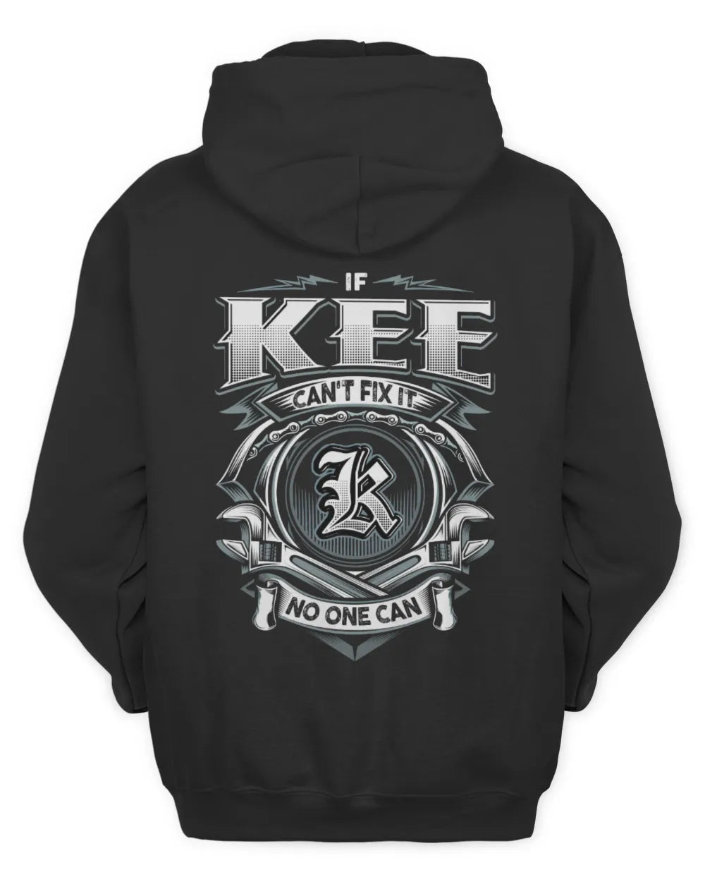 KEE AP81-K4-626 - Personalized Ahmed Quote Apparel “If Ahmed Can't Fix It, No One Can” - Unisex Hoodie - Black