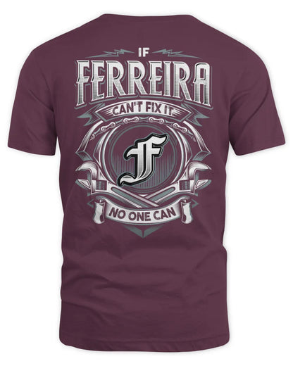 FERREIRA AP81-K4-626 - Personalized Ahmed Quote Apparel “If Ahmed Can't Fix It, No One Can” - Unisex Standard T-Shirt - Maroon