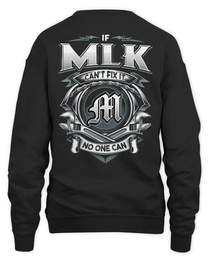 MLK AP81-K4-626 - Personalized Ahmed Quote Apparel “If Ahmed Can't Fix It, No One Can” - Unisex Sweatshirt - Black