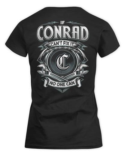 CONRAD AP81-K4-626 - Personalized Ahmed Quote Apparel “If Ahmed Can't Fix It, No One Can” - Women's Standard T-Shirt - Black