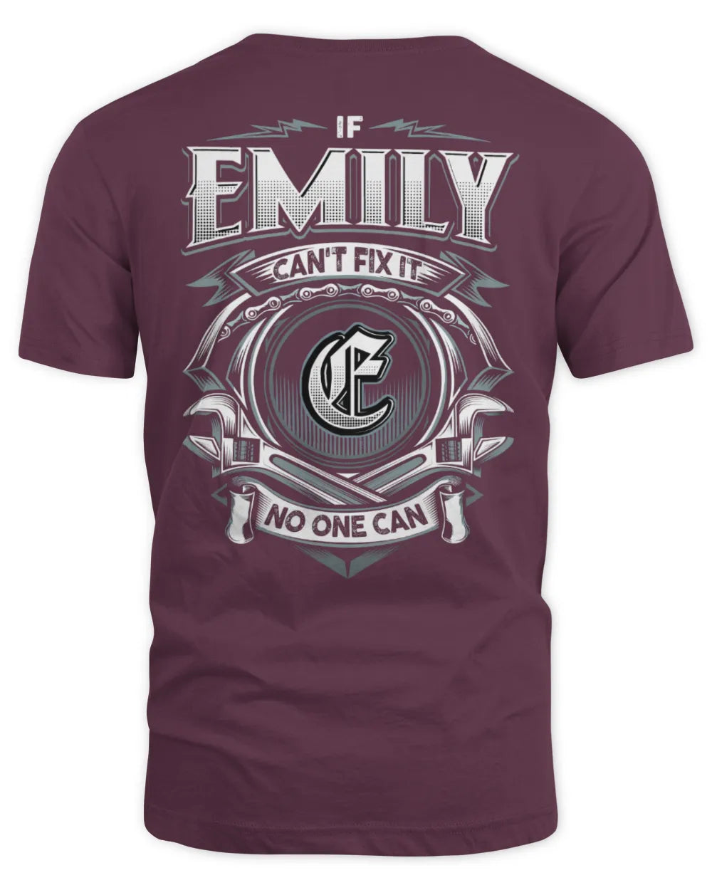 EMILY AP81-K4-626 - Personalized Ahmed Quote Apparel “If Ahmed Can't Fix It, No One Can” - Unisex Standard T-Shirt - Maroon