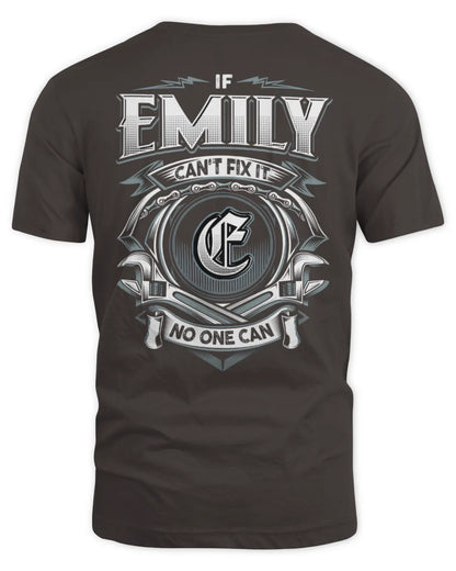 EMILY AP81-K4-626 - Personalized Ahmed Quote Apparel “If Ahmed Can't Fix It, No One Can” - Unisex Standard T-Shirt - Dark Chocolate