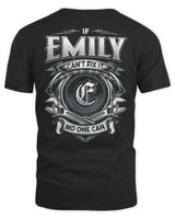 EMILY AP81-K4-626 - Personalized Ahmed Quote Apparel “If Ahmed Can't Fix It, No One Can” - Unisex Standard T-Shirt - Black